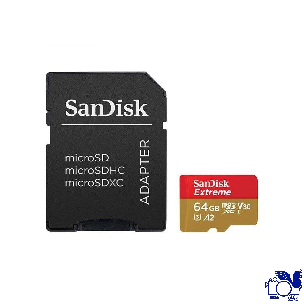 MicroSDXC SANDISK Extreme 64GB — تصویر ۳