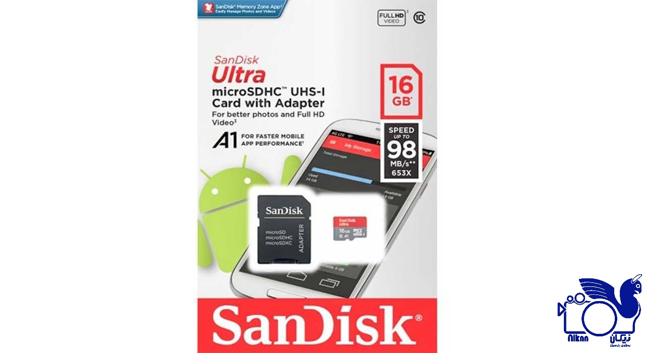MicroSDHC SANDISK A1 16GB — تصویر ۶