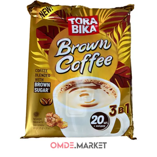 کافی میکس تورابیکا Brown Coffee شکر قهوه ای 20 عددی — تصویر ۷