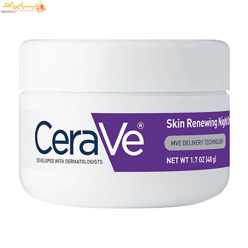 کرم شب بازسازی کننده پوست سراوی CERAVE حجم 48 گرم — تصویر ۲