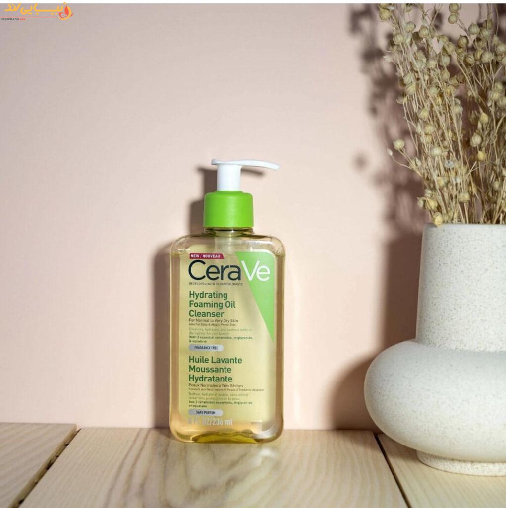 فوم شستشوی روغنی سراوی Cerave Hydrating Foaming Oil — تصویر ۴