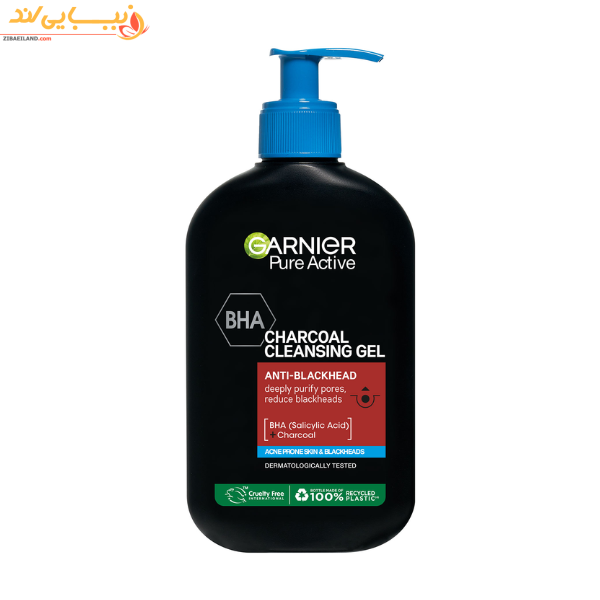 ژل شستشوی زغال گارنیر PureActive