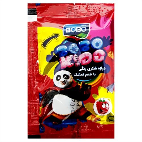 دراژه شکری رنگی بوبو با طعم میوه 40 بسته 10 گرمی — تصویر ۴