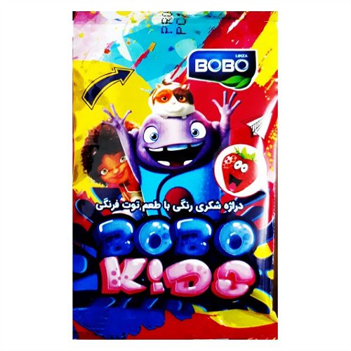 دراژه شکری رنگی بوبو با طعم میوه 40 بسته 10 گرمی — تصویر ۵