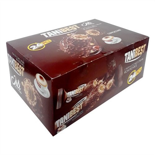 غلات حجیم شده با روکش کاکائویی شیری جیلی بیلی با طعم کاپوچینو 24 عددی — تصویر ۵