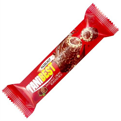 غلات حجیم شده با روکش کاکائویی شیری جیلی بیلی با طعم فندق 24 عددی — تصویر ۳