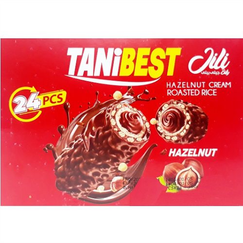 غلات حجیم شده با روکش کاکائویی شیری جیلی بیلی با طعم فندق 24 عددی — تصویر ۶