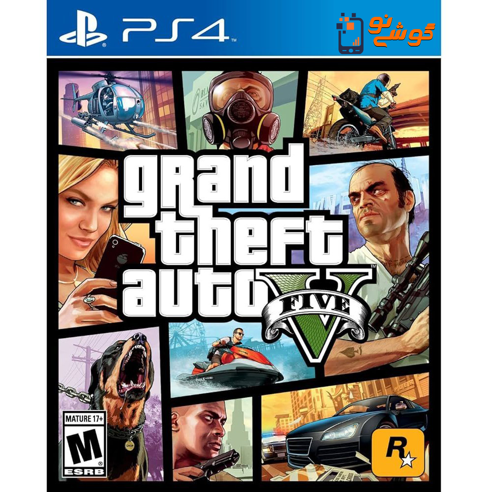 دیسک بازی Grand Theft Auto V (GTA V) برای PS4 (کارکرده) — تصویر ۲