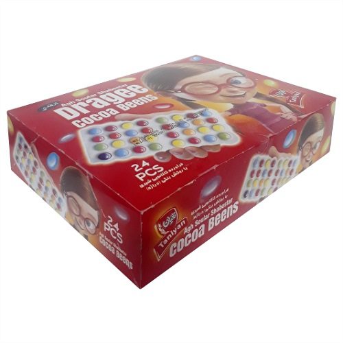 اسمارتیز و دراژه کاکائویی تانیان مدل ورقی – 24 بسته 32 عددی — تصویر ۵