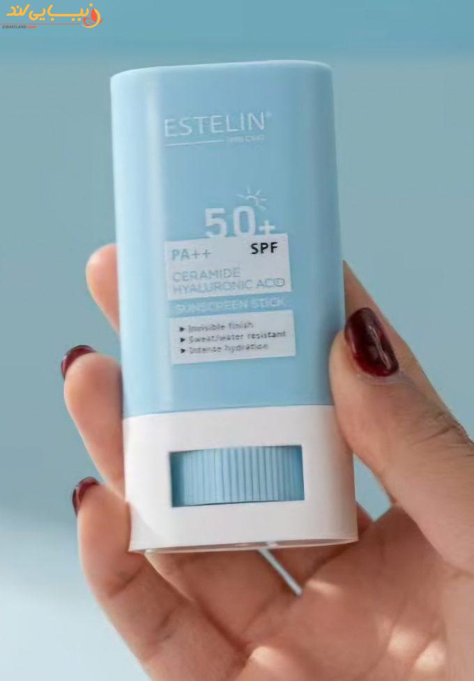ضد آفتاب استیکی هیالورونیک اسید استلین ESTELIN — تصویر ۶