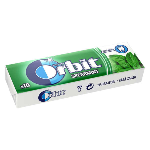 آدامس دراژه اوربیت(اصلی-درجه یک) با طعم نعناع – 30 بسته 10 عددی — تصویر ۶