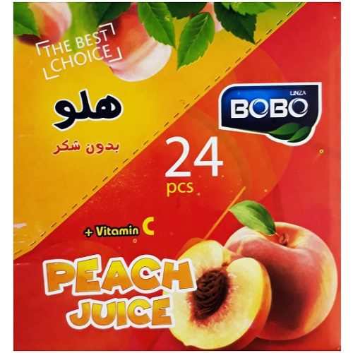 پودر شربت فوری هلو بوبو لینزا بسته 24 عددی — تصویر ۴