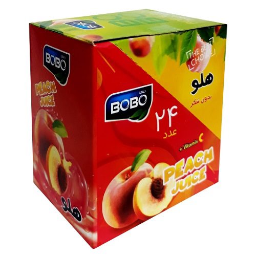 پودر شربت فوری هلو بوبو لینزا بسته 24 عددی — تصویر ۵
