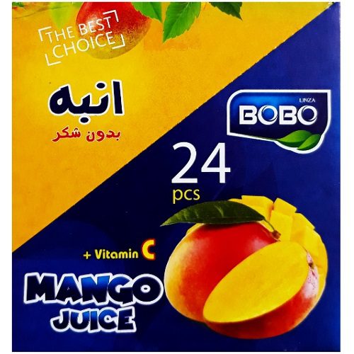 پودر شربت فوری انبه بوبو لینزا بسته 24 عددی — تصویر ۴