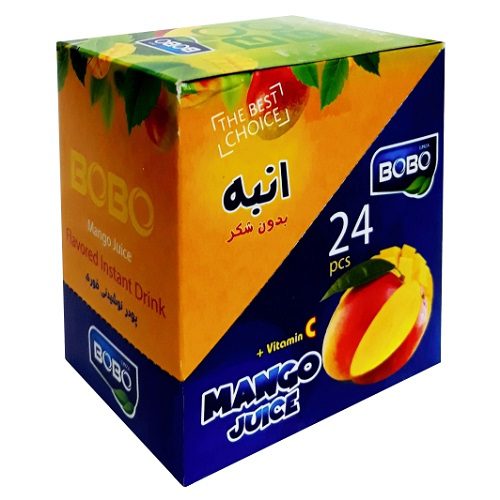 پودر شربت فوری انبه بوبو لینزا بسته 24 عددی — تصویر ۵