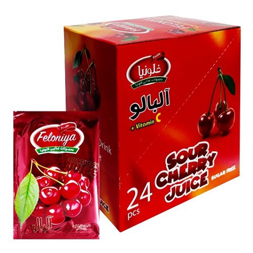 پودر شربت فوری آلبالو بوبو لینزا بسته 24 عددی