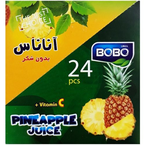 پودر شربت فوری آناناس بوبو لینزا بسته 24 عددی — تصویر ۴