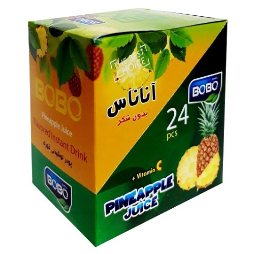 پودر شربت فوری آناناس بوبو لینزا بسته 24 عددی — تصویر ۵