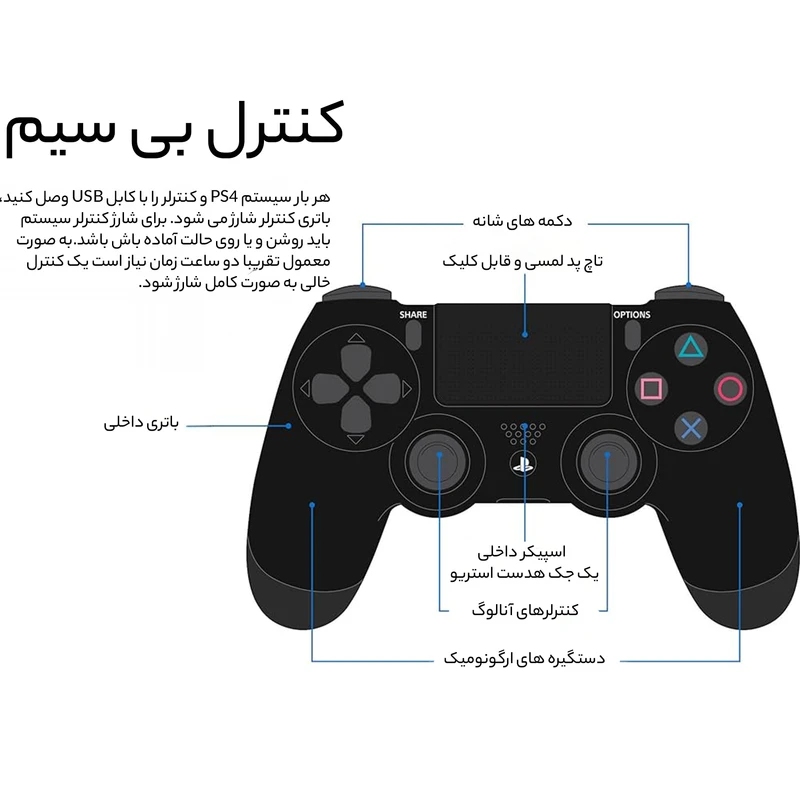 کنسول بازی سونی مدل Ps 4 Slim فول گیم 1 ترابایت استوک (کپی خور شده اماده) — تصویر ۸