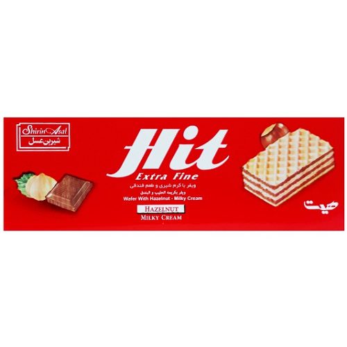 ویفر با کرم شیری و طعم فندقی هیت شیرین عسل 80 عدد 6 گرمی — تصویر ۶