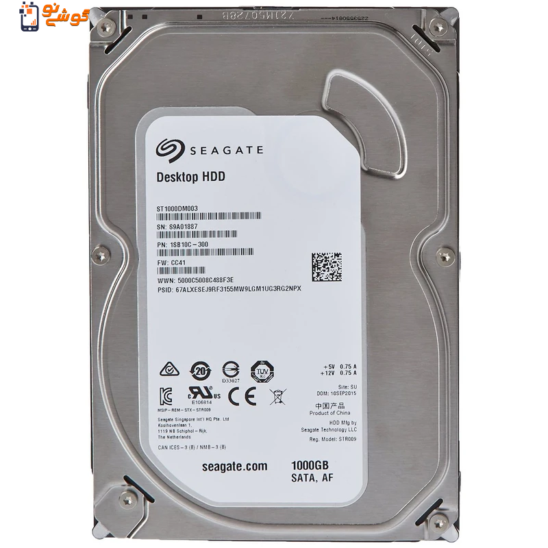هارددیسک اینترنال سیگیت آکبند مدل ST1000DM003 ظرفیت 1 ترابایت — تصویر ۲