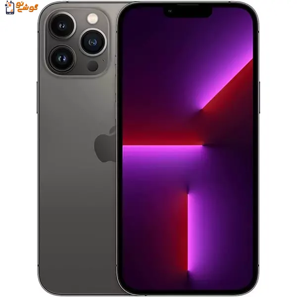 گوشی موبایل اپل مدل iPhone 13 Pro ظرفیت 256GB دوسیمCHA استوک سریMباتری۱۰۰ بدون رجیستر کارتن اصلی