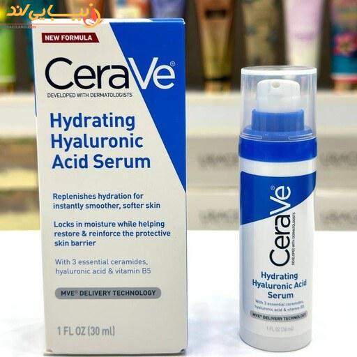سرم هیالورونیک اسید مرطوب کننده سراوی CeraVe حجم 30 میل — تصویر ۳