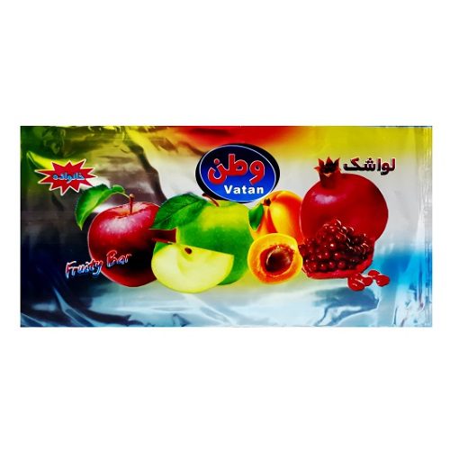 لواشک چند میوه وطن 10 بسته 55 گرمی — تصویر ۴