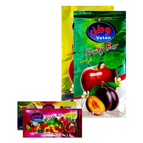 لواشک چند میوه وطن 10 بسته 55 گرمی — تصویر ۸
