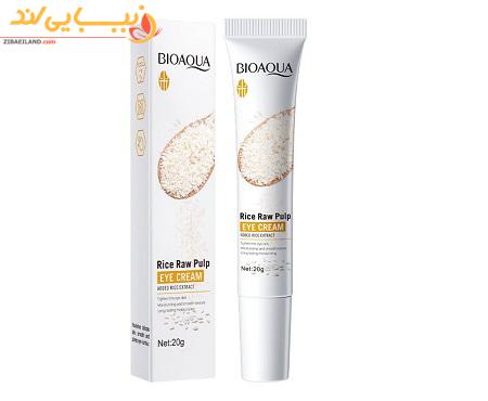 کرم رفع تیرگی دور چشم برنج بیوآکوا BIOAQUA