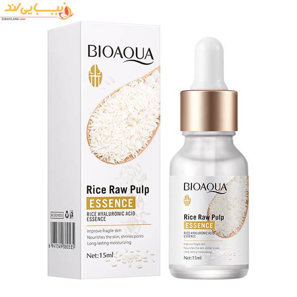 سرم روشن کننده و آبرسان برنج بیوآکوا BIOAQUA