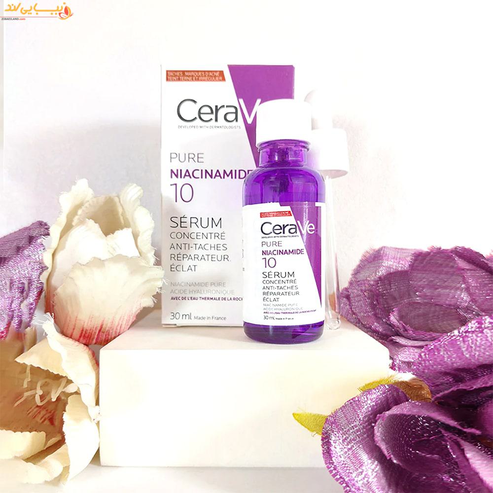 سرم ضدلک نیاسینامید سراوی CeraVe NIACINAMIDE 10 — تصویر ۳