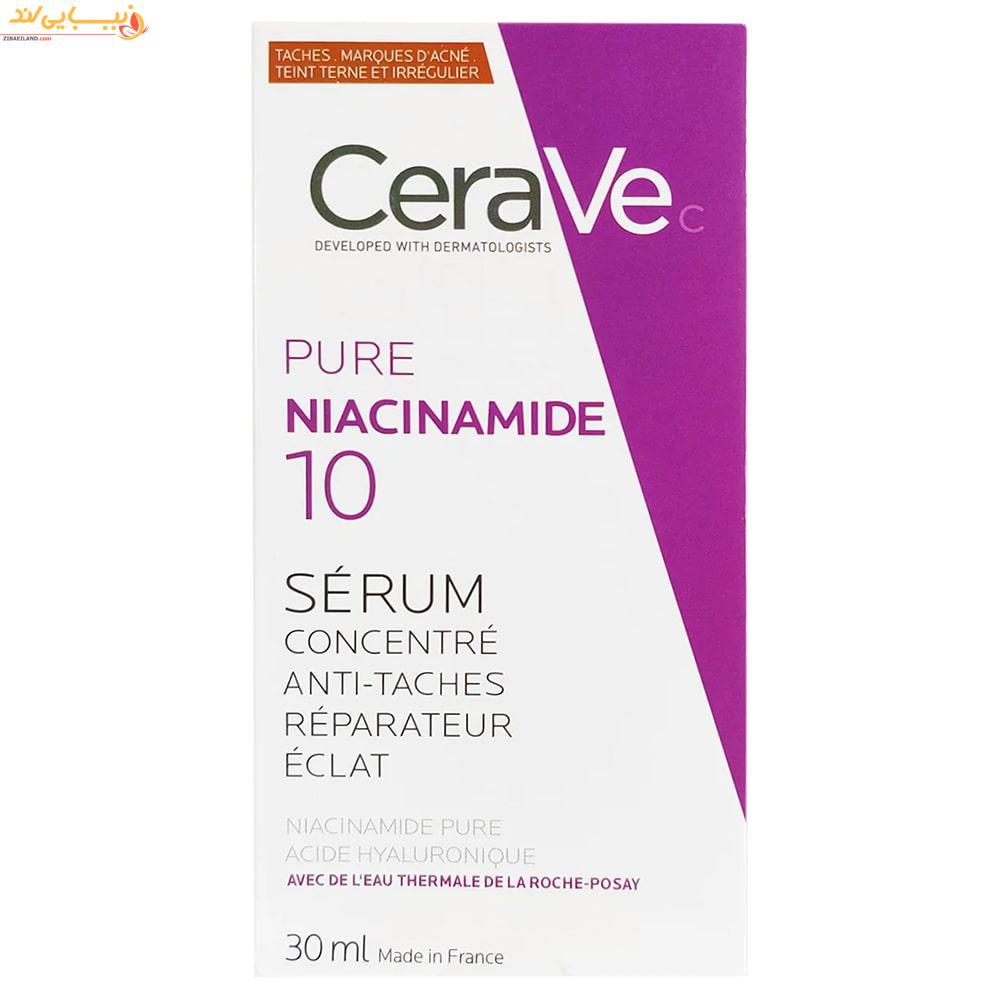سرم ضدلک نیاسینامید سراوی CeraVe NIACINAMIDE 10 — تصویر ۴