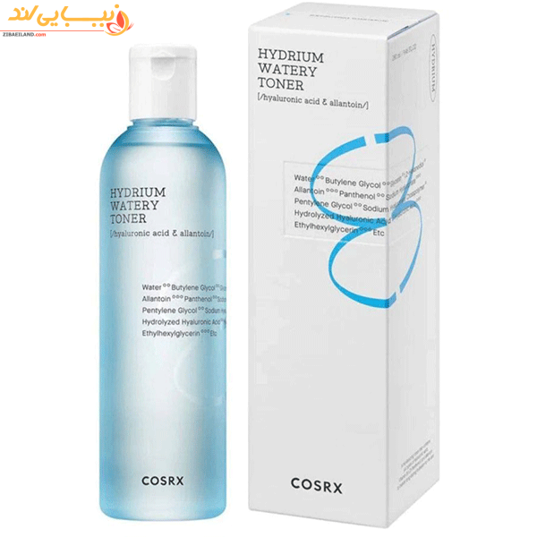 تونر آبرسان کوزارکس هیدریوم Hydrium Watery حجم 280 میل — تصویر ۲