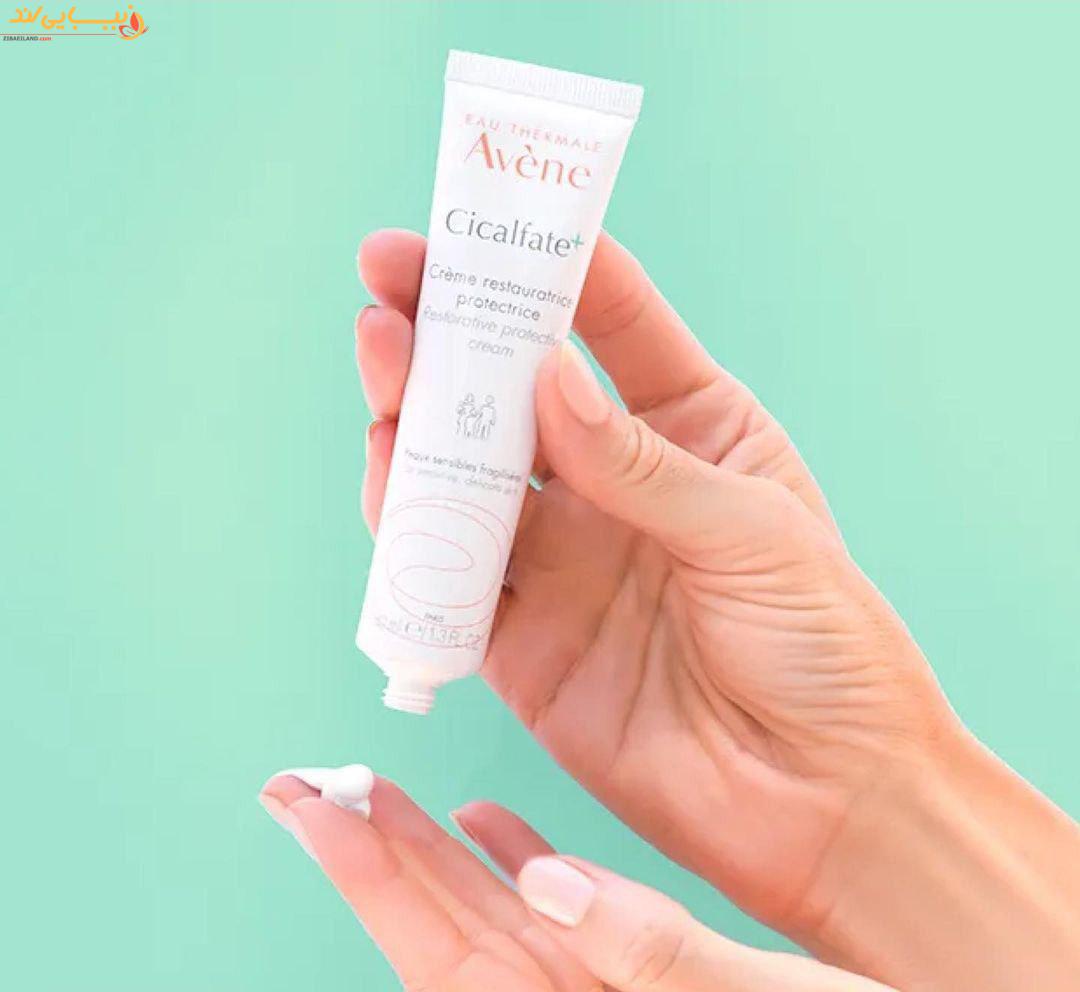 کرم ترمیم کننده پوست سیکالفیت پلاس اون Avene حجم 100میل — تصویر ۶