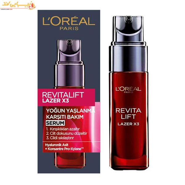 سرم ضد چروک رویتالیفت لیزر لورال L’Oreal حجم 30 میل — تصویر ۲