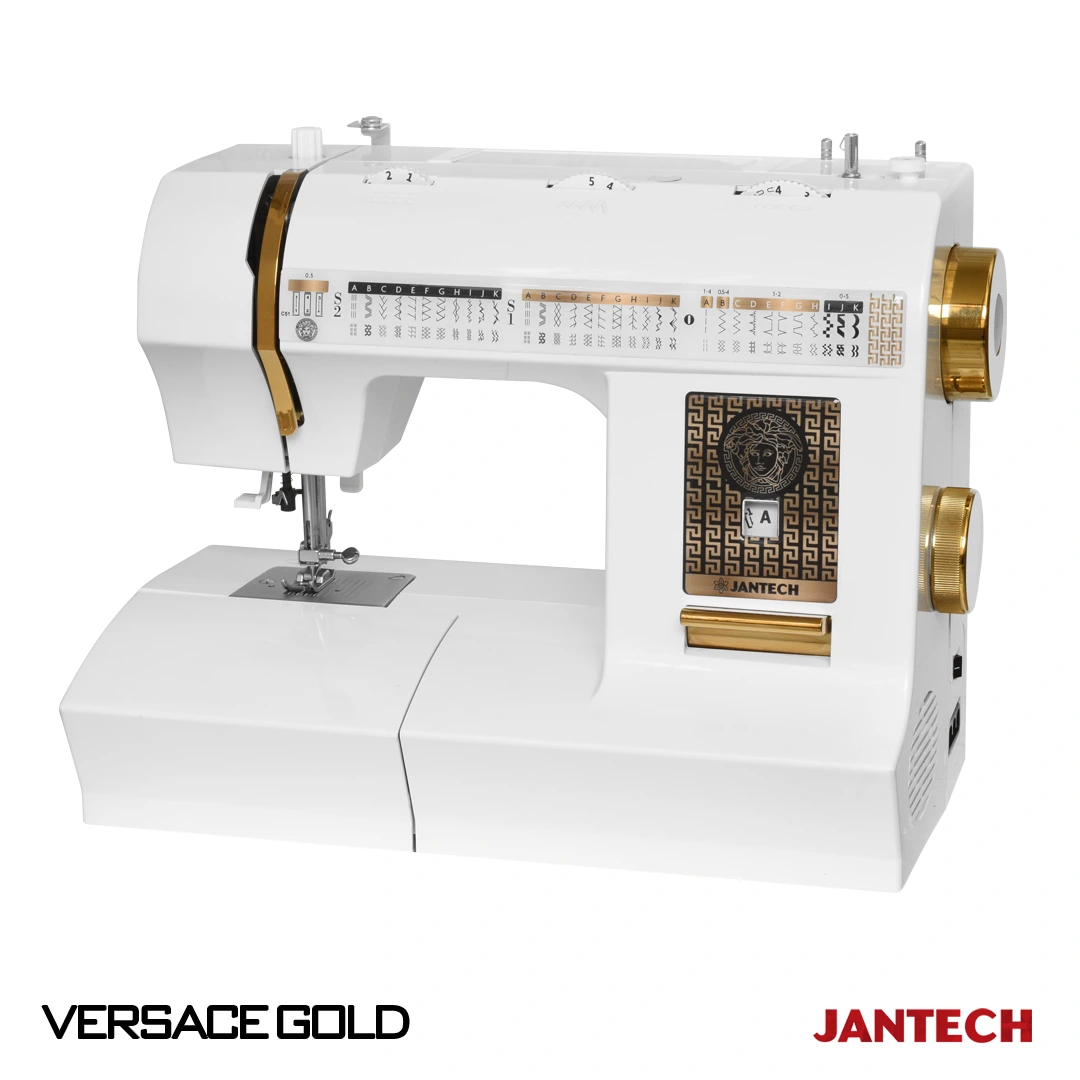 چرخ خیاطی جانتک مدل VERSACE GOLD — تصویر ۲