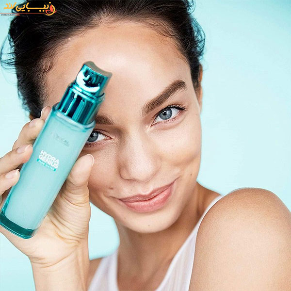 آبرسان پوست نرمال تا خشک هیدرا جنیوس لورال ۷۰ میل L’Oreal — تصویر ۳
