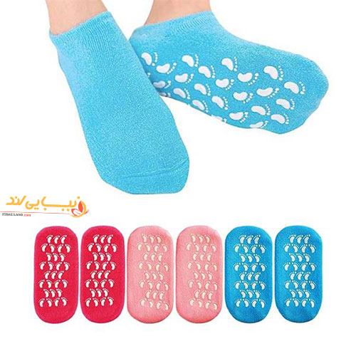 جوراب سیلیکونی ژله ای ترک پا Cracked leg jelly socks — تصویر ۳