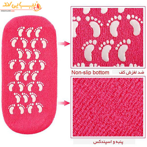 جوراب سیلیکونی ژله ای ترک پا Cracked leg jelly socks — تصویر ۷