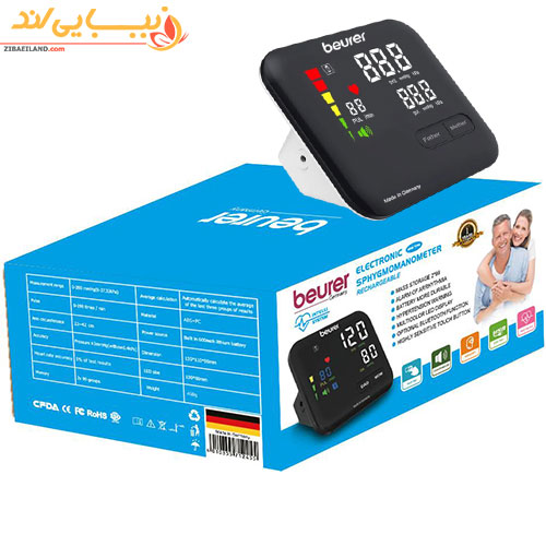 فشارسنج سخنگوی فارسی بازویی دیجیتالی بیورر مدل BM102 — تصویر ۲