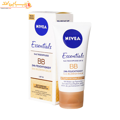 بی بی کرم ضد آفتاب و مرطوب کننده BB نیوا Essentials حجم 50 میل