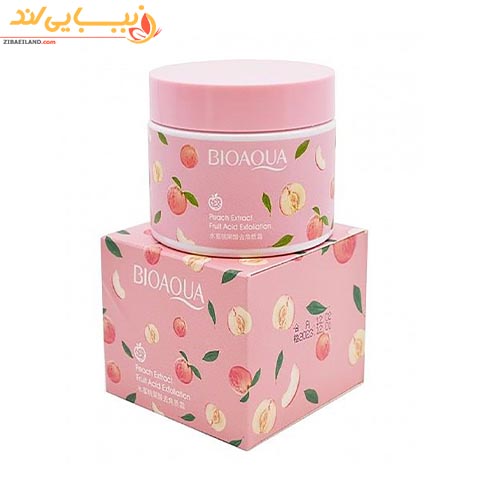 اسکراب صورت و بدن هلو بیواکوا BIOAQUA