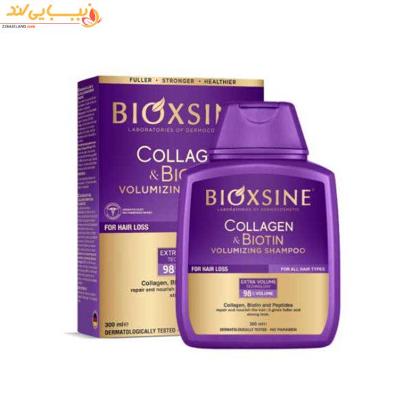 شامپو حجم دهنده کلاژن بیوتین بیوکسین BIOXCIN — تصویر ۴