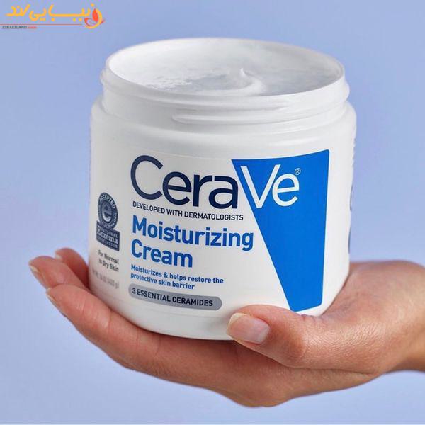 کرم مرطوب کننده آبرسان سراوی454گرم CeraVe — تصویر ۳
