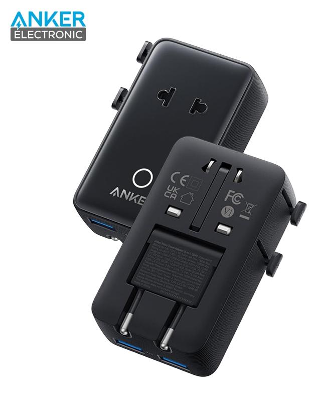 شارژر مسافرتی انکر Anker Nano Travel Adapter 5‑in‑۱ A9215 — تصویر ۲
