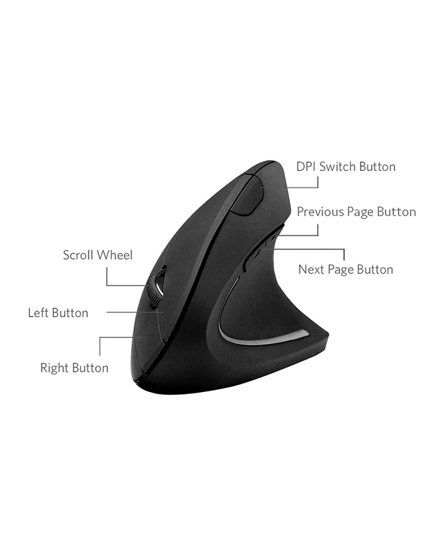 ماوس بی سیم انکر Anker Wireless Ergonomic Mouse A7852 — تصویر ۴