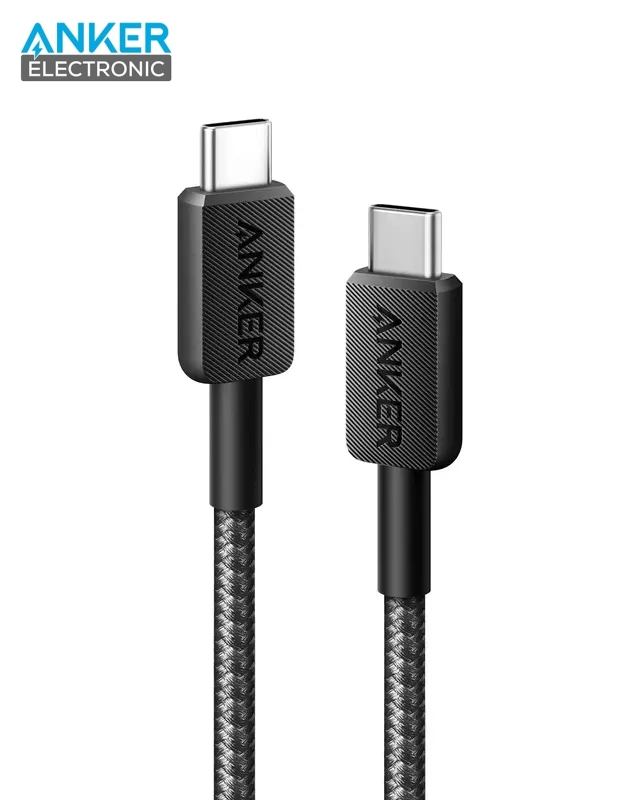 کابل 3 متری USB C به USB C انکر Anker 322 USB-C to USB-C 300cm A81F7