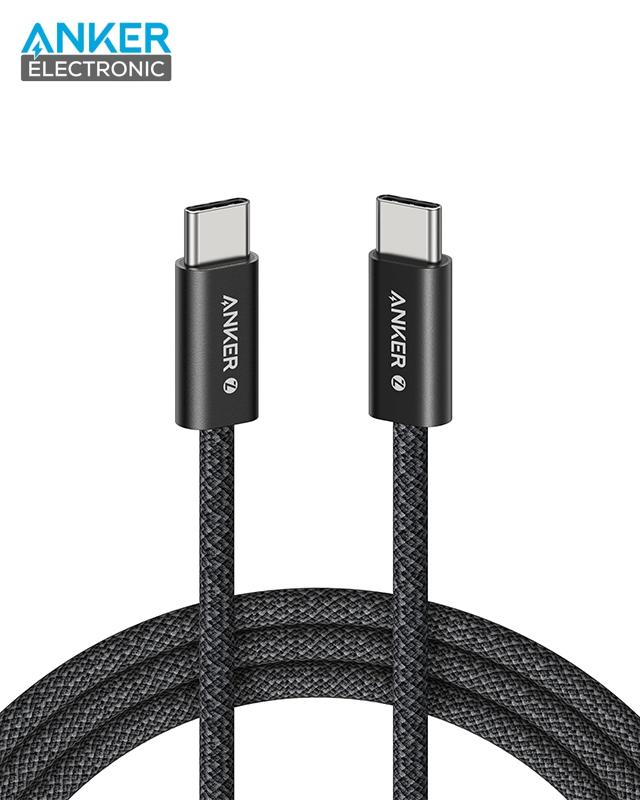 کابل 100 سانتی متر USB C به USB C انکر Anker Zolo USB C to USB C 100cm Cable A8060