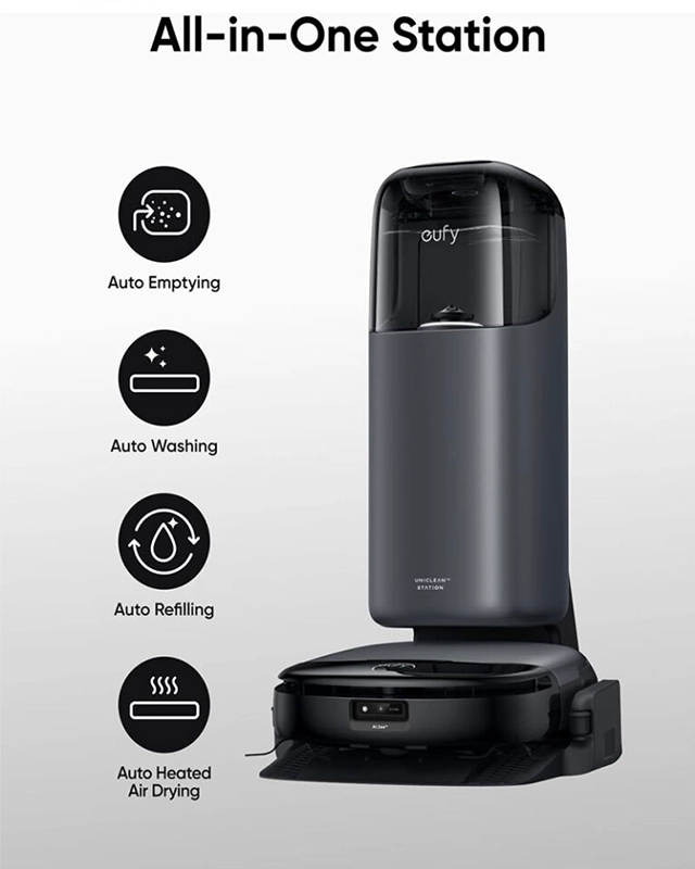 جارو رباتیک انکر ANKER Eufy Omni S1 Robot Vacuum Cleaner T2071G11 — تصویر ۵